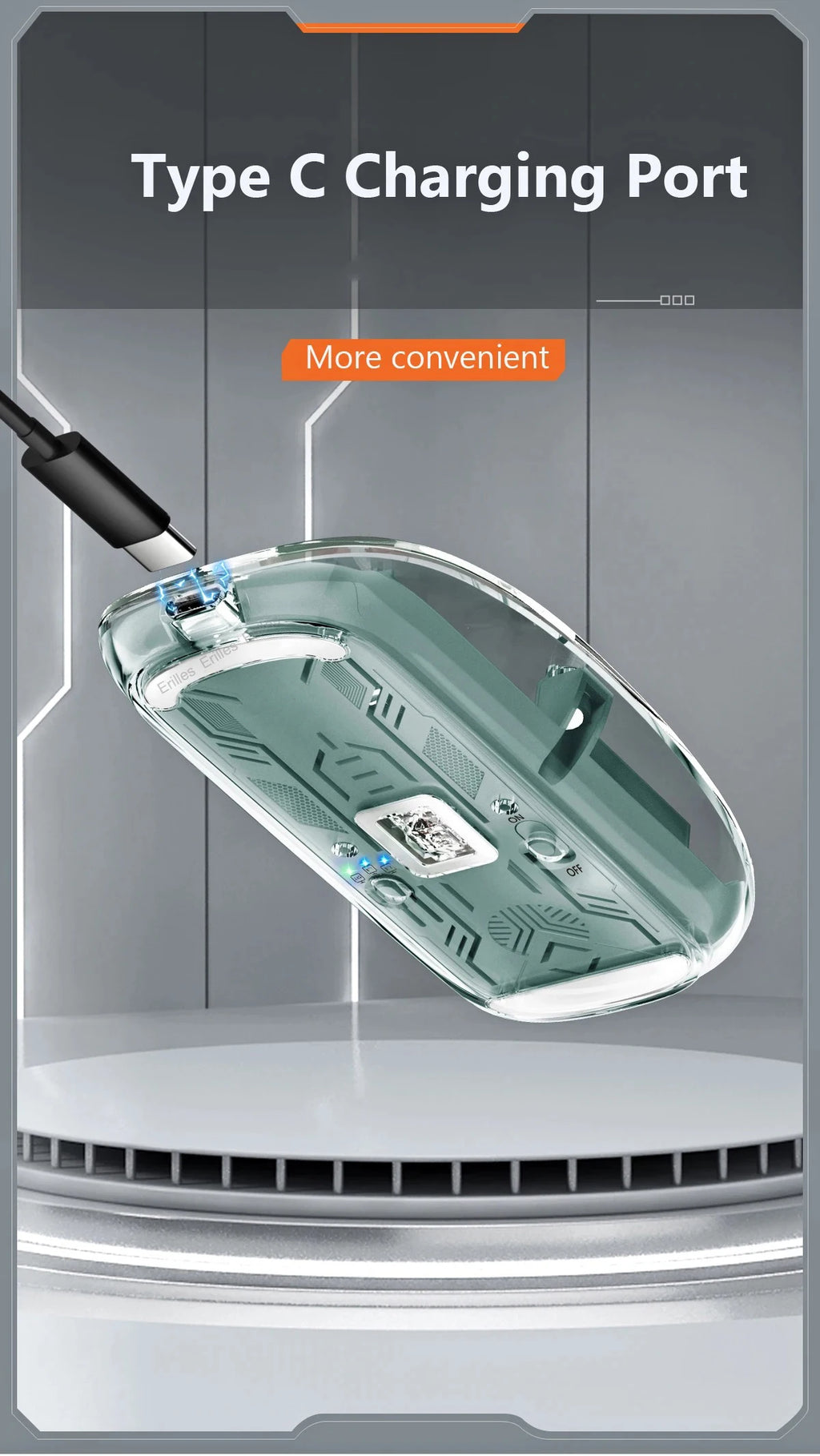 Triple Mode Silent Wireless Mouse