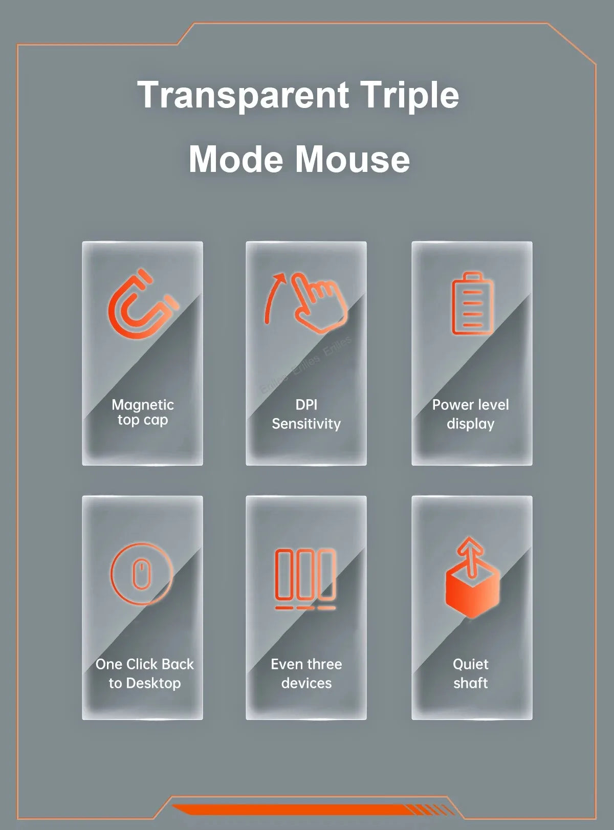 Triple Mode Silent Wireless Mouse