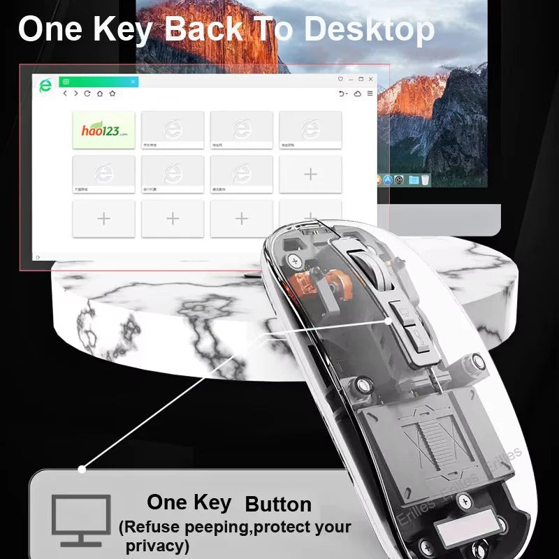 Triple Mode Silent Wireless Mouse