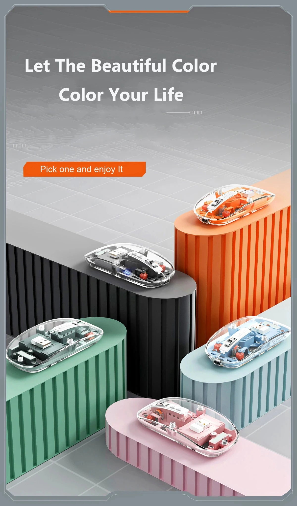 Triple Mode Silent Wireless Mouse